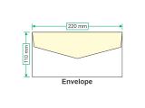 Shimmer Rectangular Envelopes-220x110mm